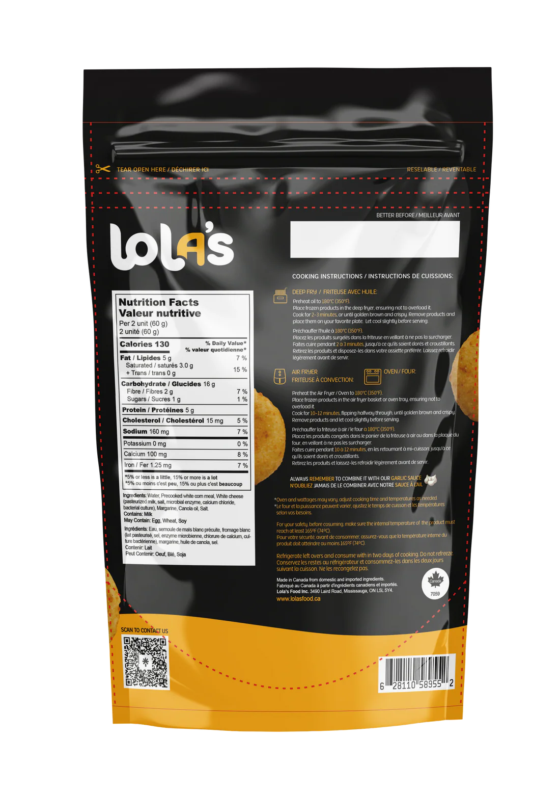 Mini Arepas Cornmeal & Cheese Precooked- 12 Units