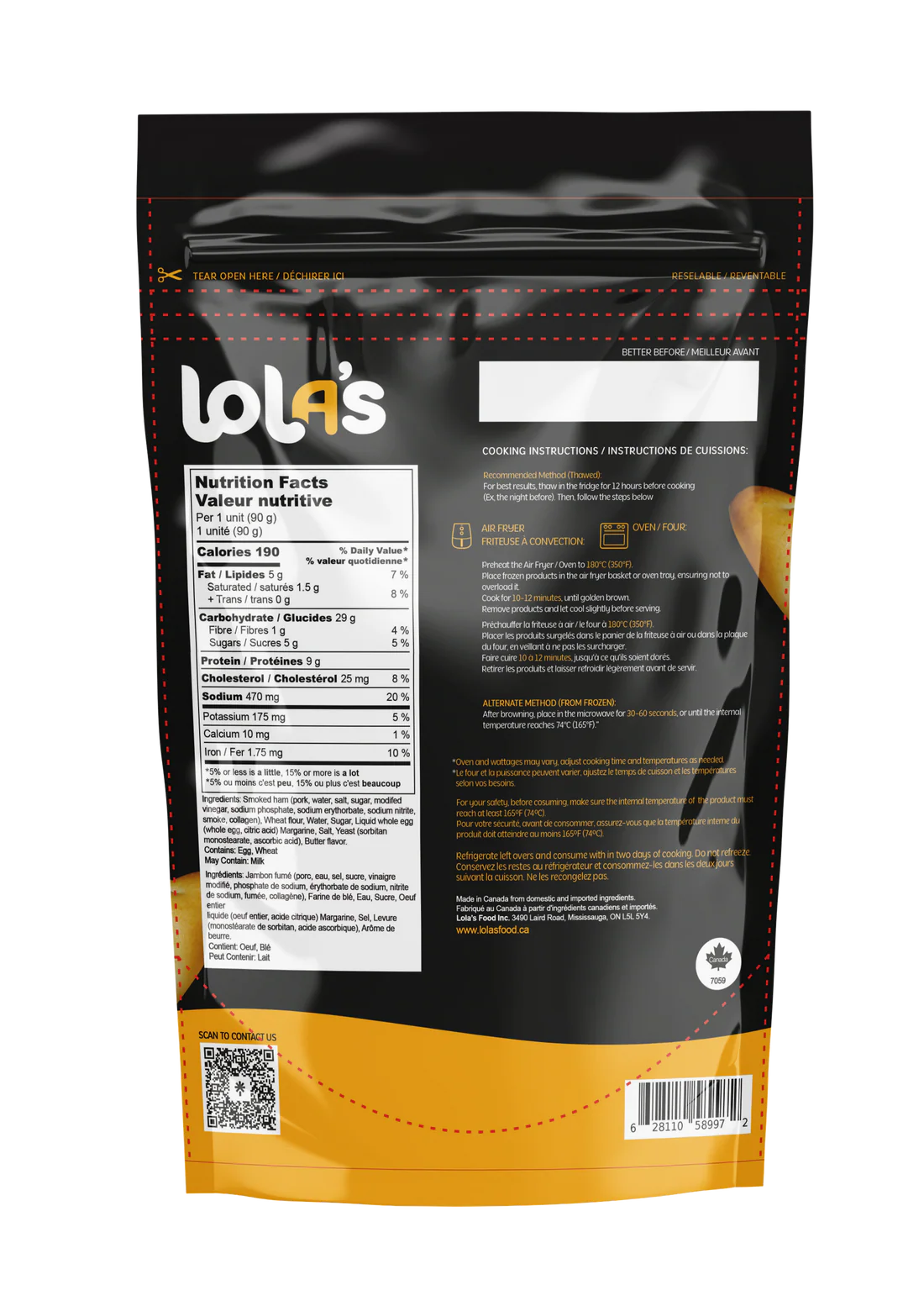 Cachitos Ham 4/80 units