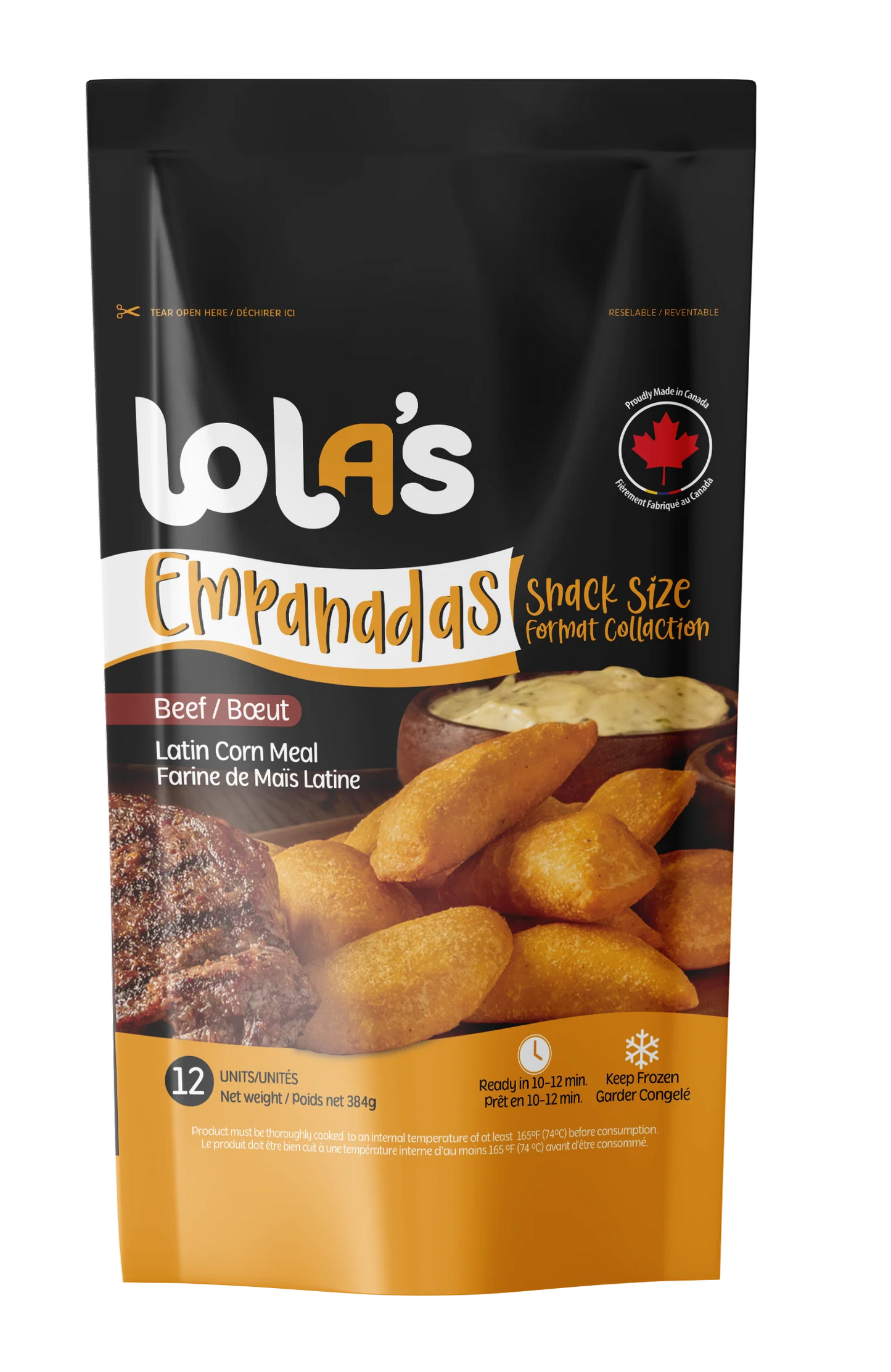Mini Empanada Beef precooked - 12 units