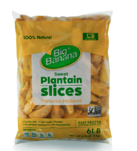 Ripe Plantain Slices - 6 Lb