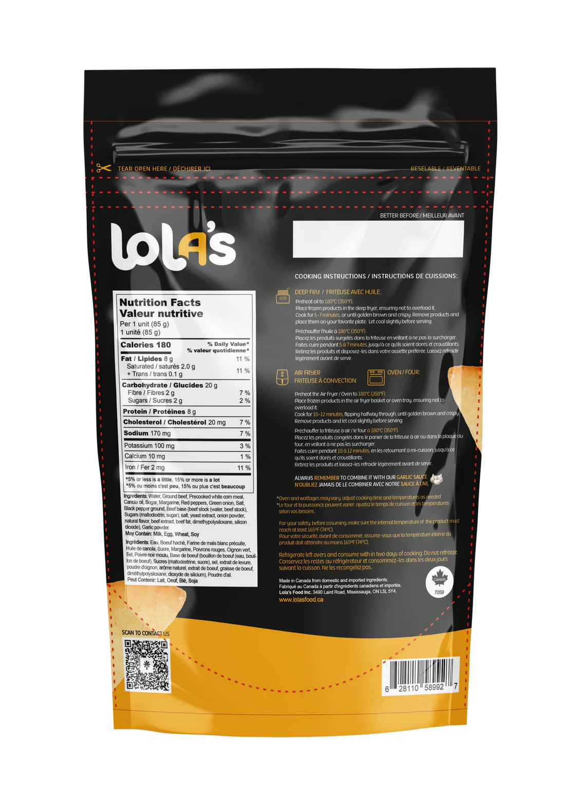 Empanada Beef 6/100 units