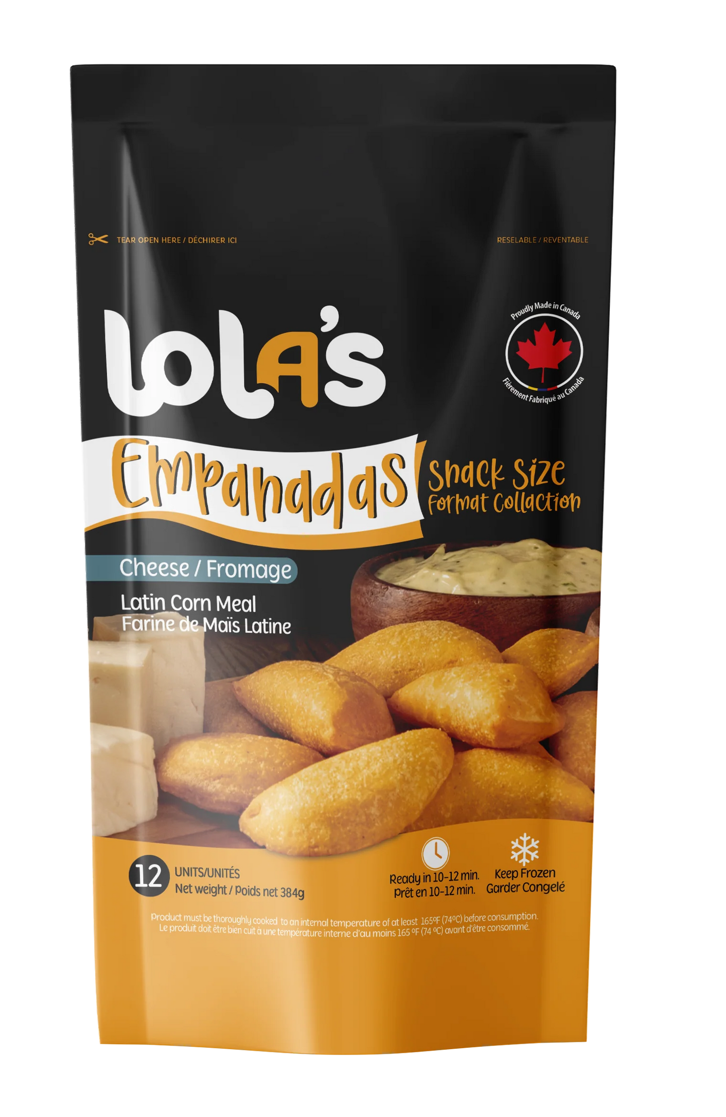 Mini Empanada cheese precooked - 12 units