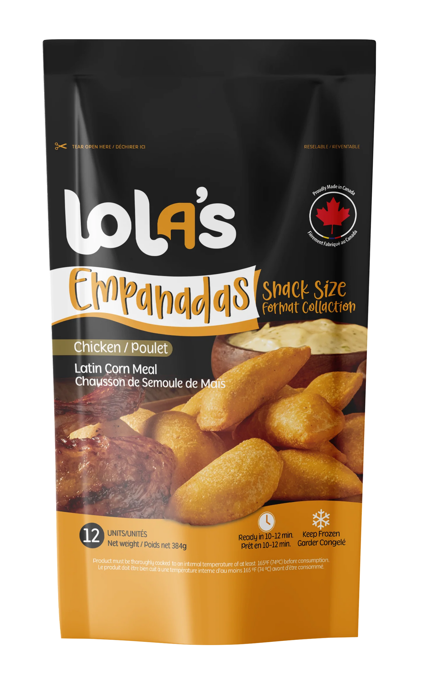 Mini Empanada Chicken precooked - 12 units