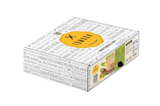 Arepa thin raw - 10 units