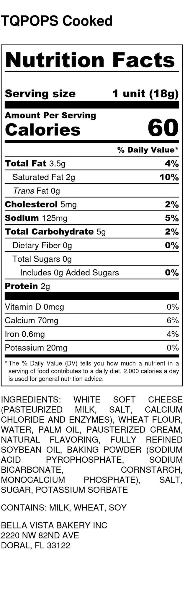 Tequepop cheese precooked 10/100 units